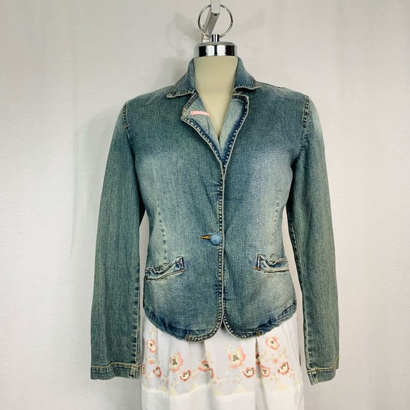 Dex Denim blue Jacket size M - Picture 1 of 12